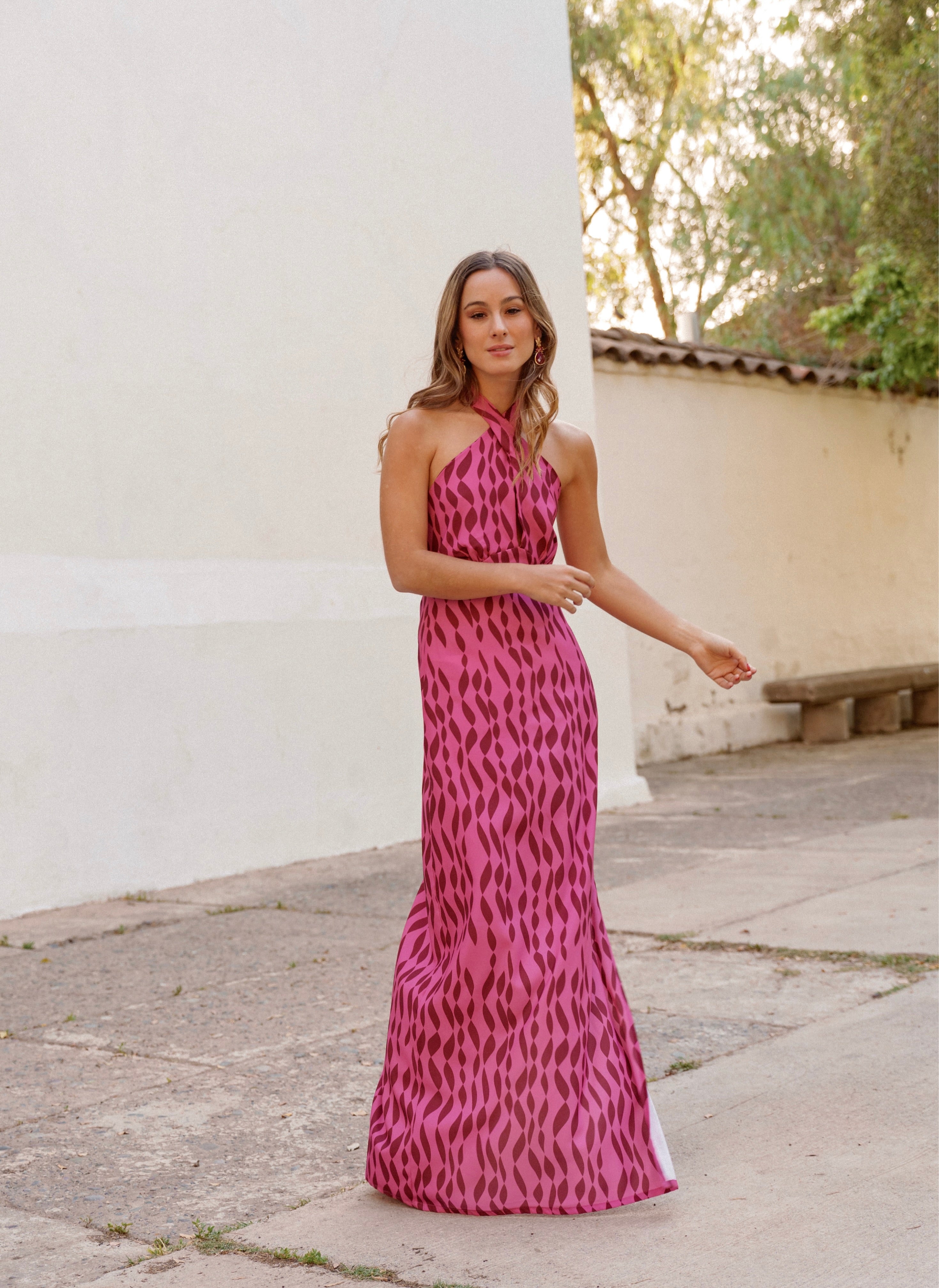 Vestido Isadora Fucsia - Diseño Exclusivo