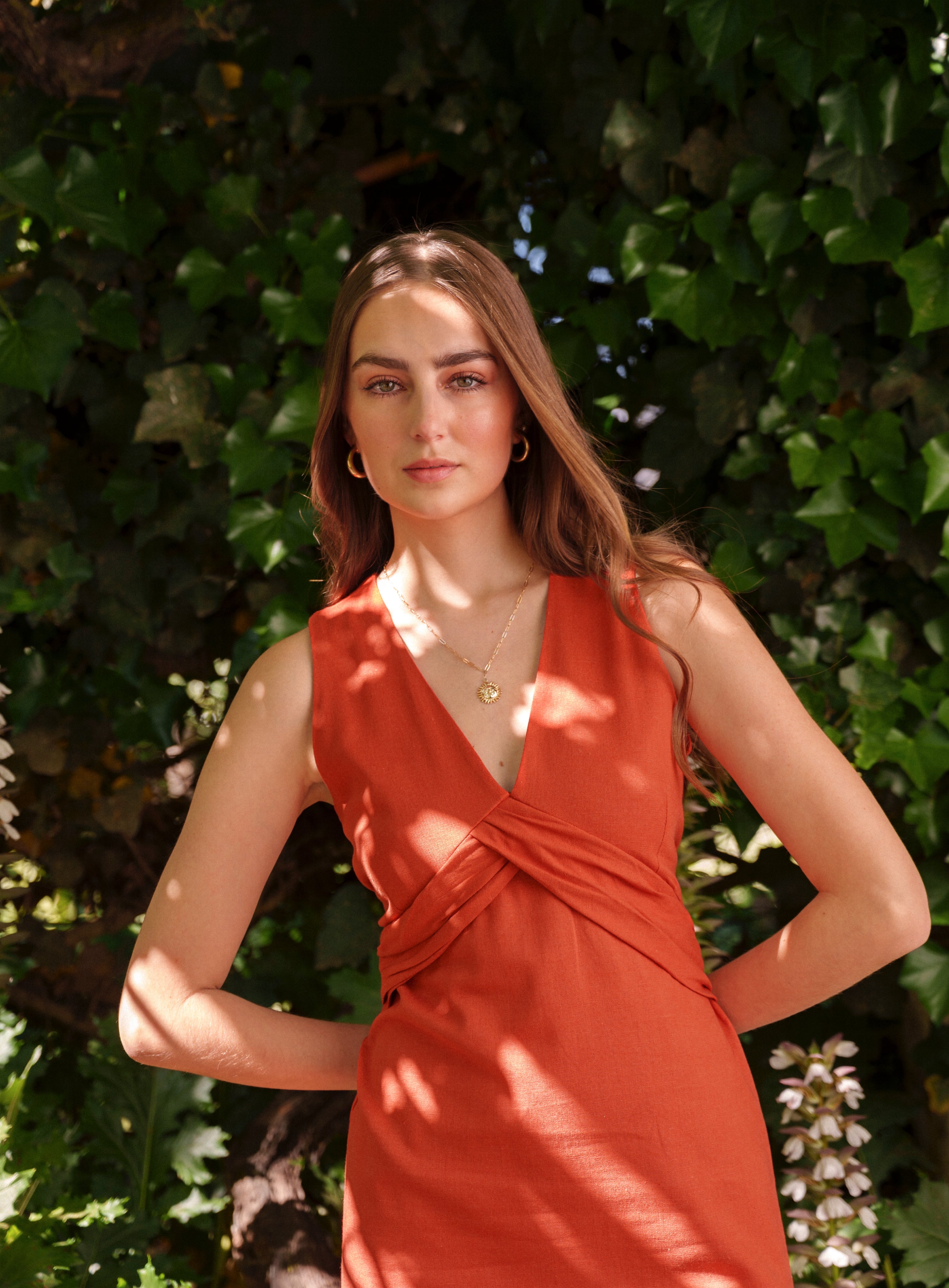 Vestido Firenze Terracota