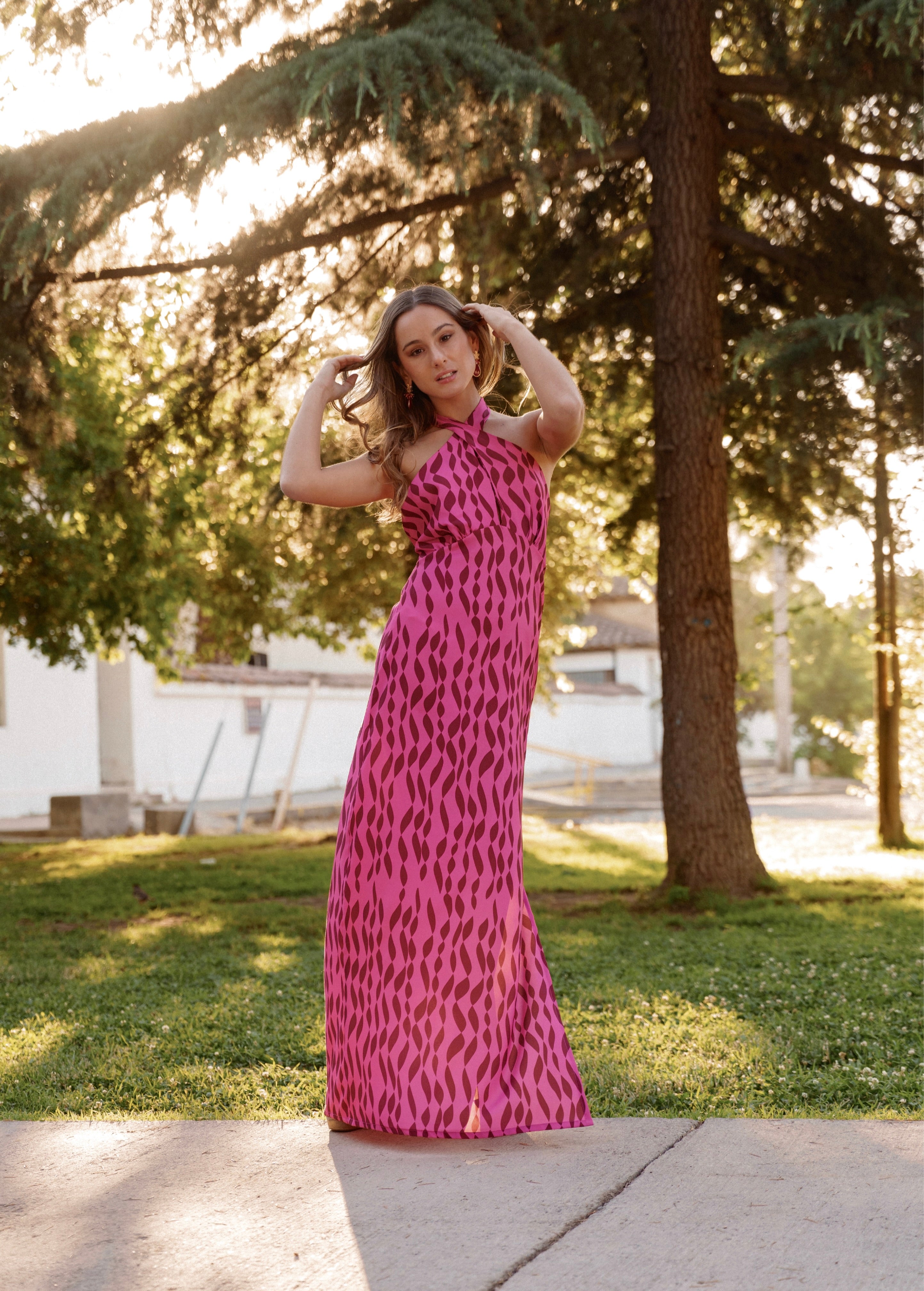 Vestido Isadora Fucsia - Diseño Exclusivo